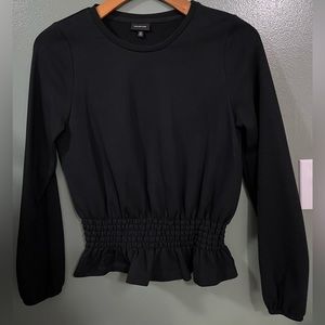 Who What Wear Black Sweatshirt